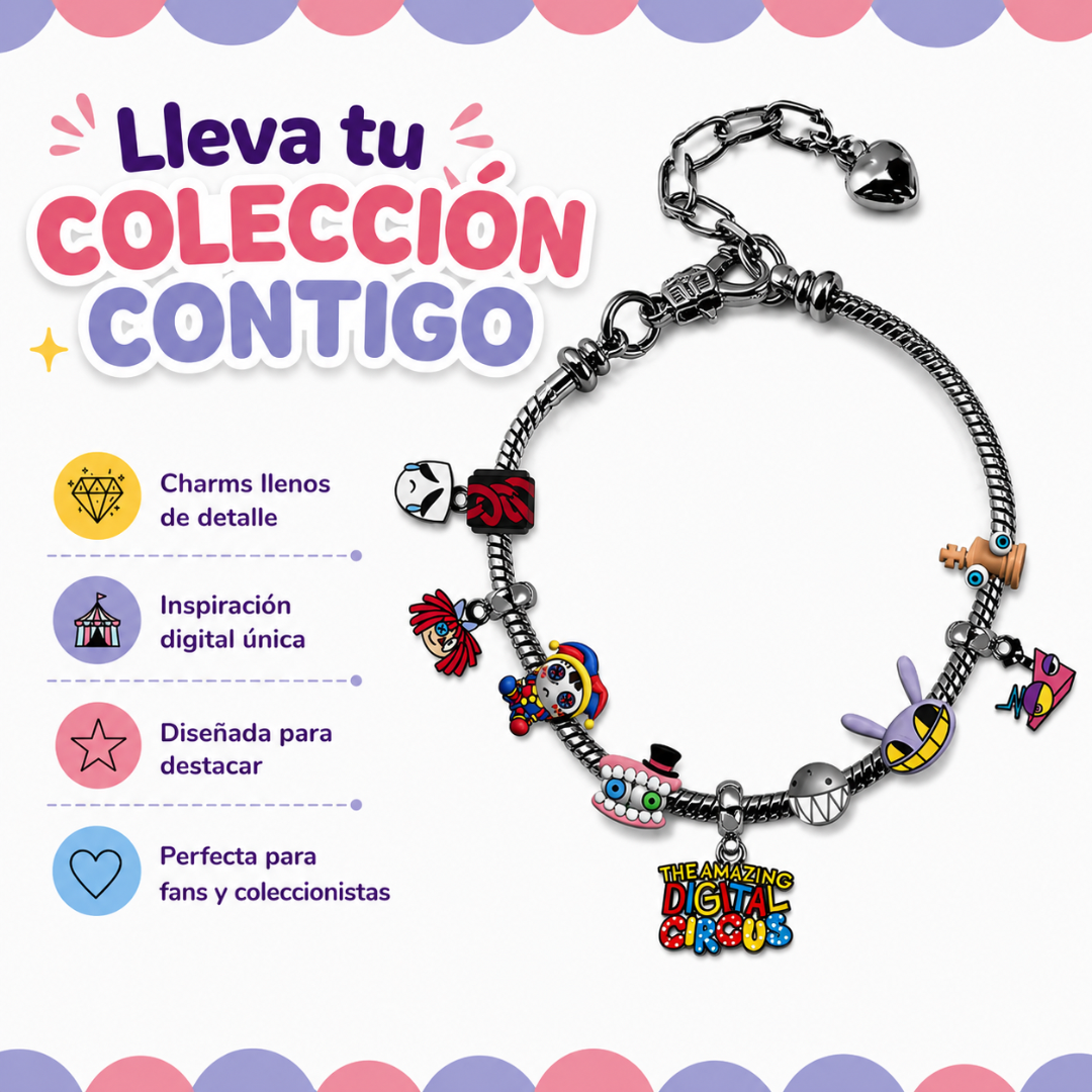 Pulsera de Charms del Mundo Digital